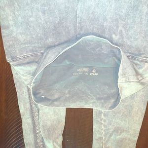 Aerie leggings - pale blue lace side